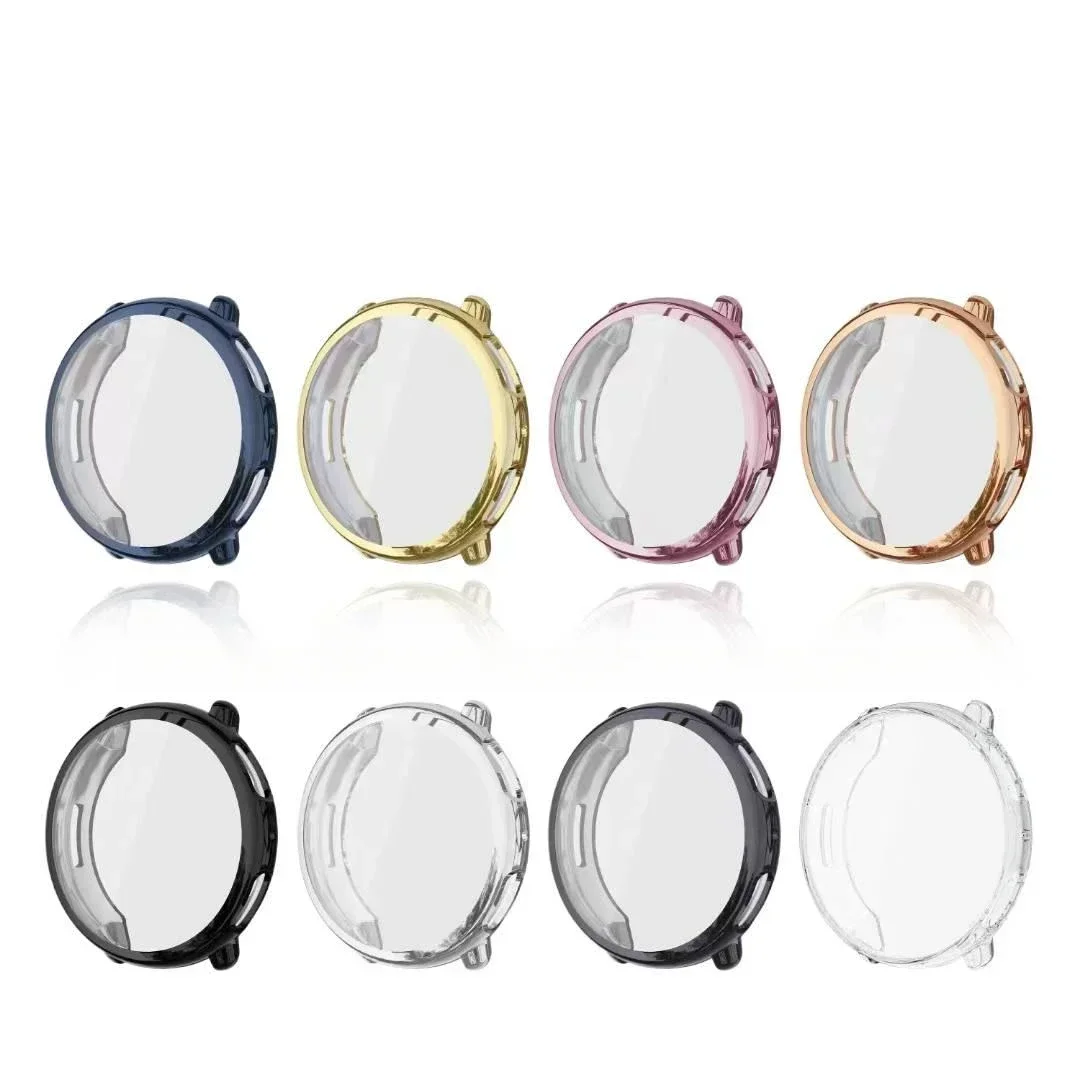 For Amazfit Active2 Active 2 TPU Plating Case Protective Screen Protector Cover Bumper Full Cover Anti-Scratch GFHO