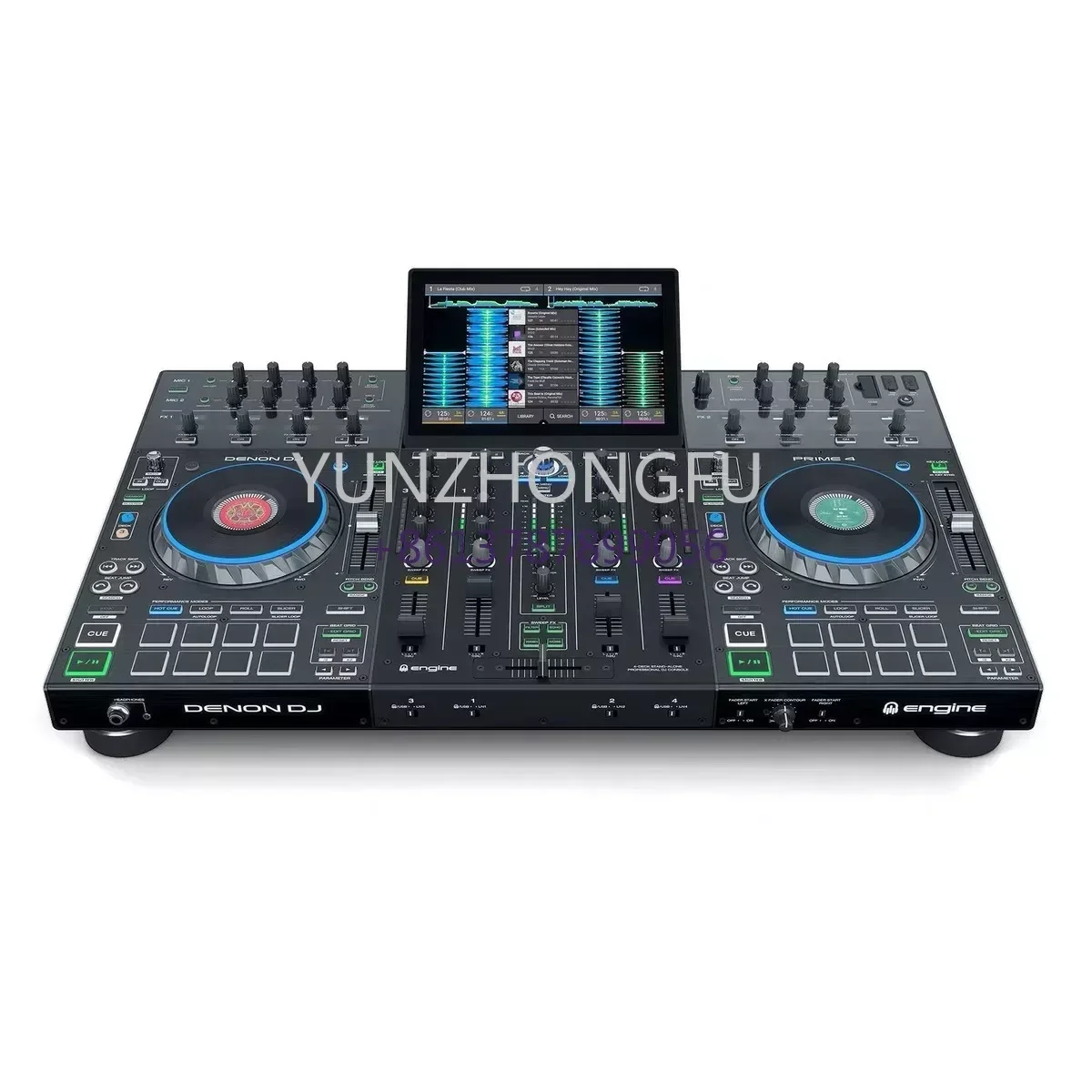 New 4-layer independent DJ controller system with 10 