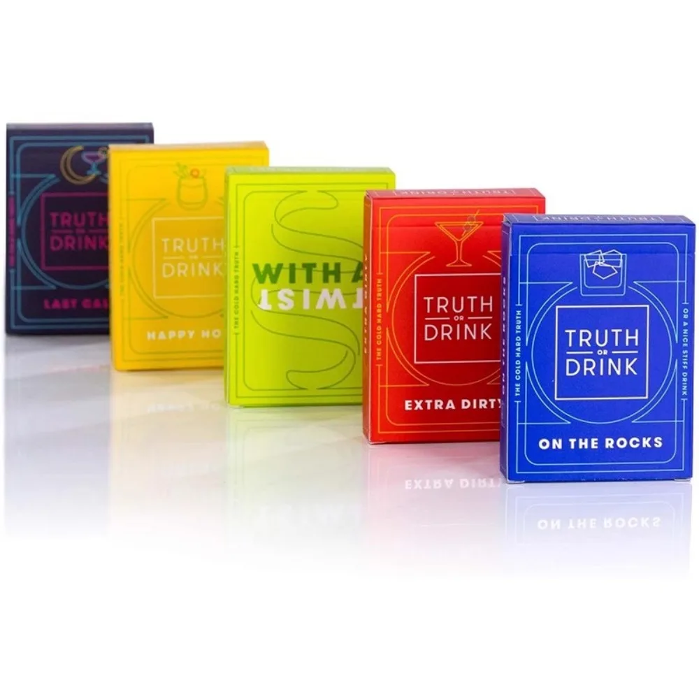 Truth or Drink Card Game Ages 21+ For 3-8 Players