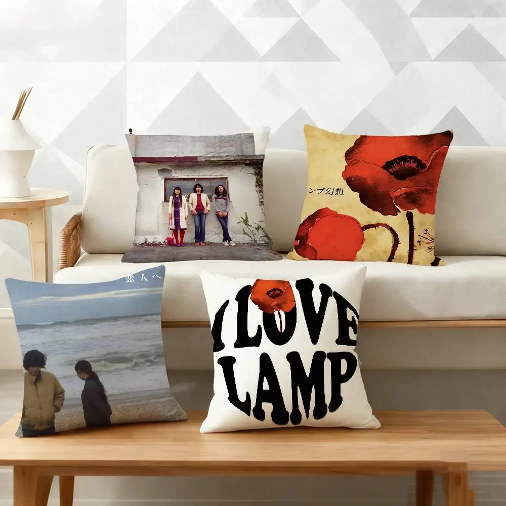 

Band Lamp Lamp Genso Pillow Case for Sofa Living Room Home office Decor Protective Cover