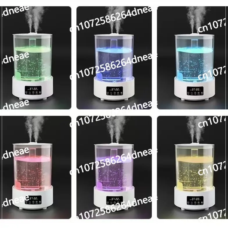 Household 5L Large-capacity Ultrasonic Humidifier, Double Spray, Large Mist Volume, Desktop Smart Humidifier