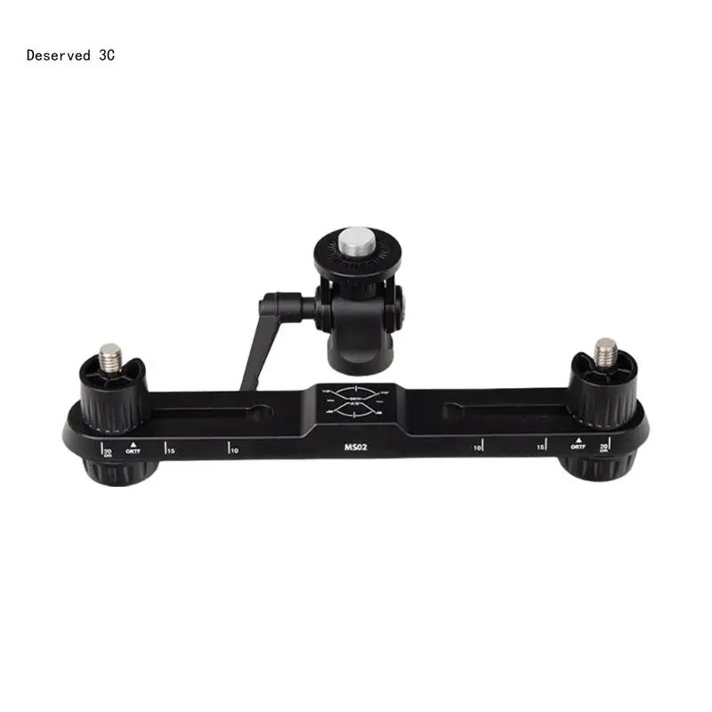 

MS02 Microphone Holder 360°Omnidirectional Sound with Stable Mic Bar Support for Studio and Live Recording