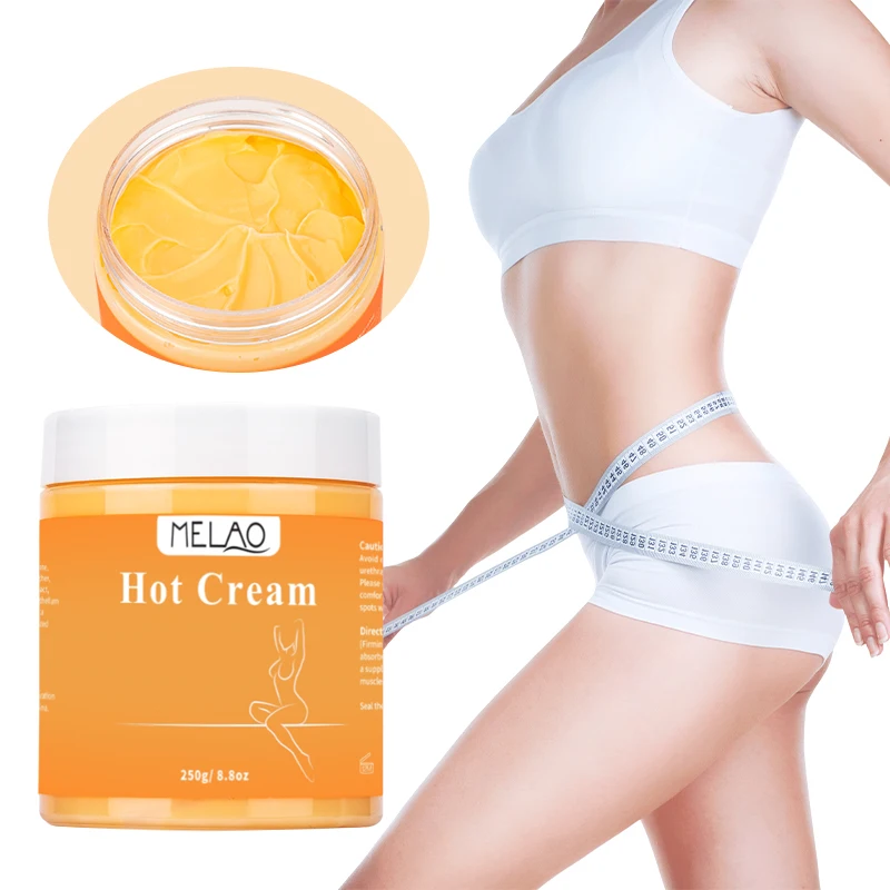 MELAO Hot Cream Massage Gel - Natural and 87% Organic Anti Cellulite Slimming Lotion Fat Burning Massage Weight Loss Cream