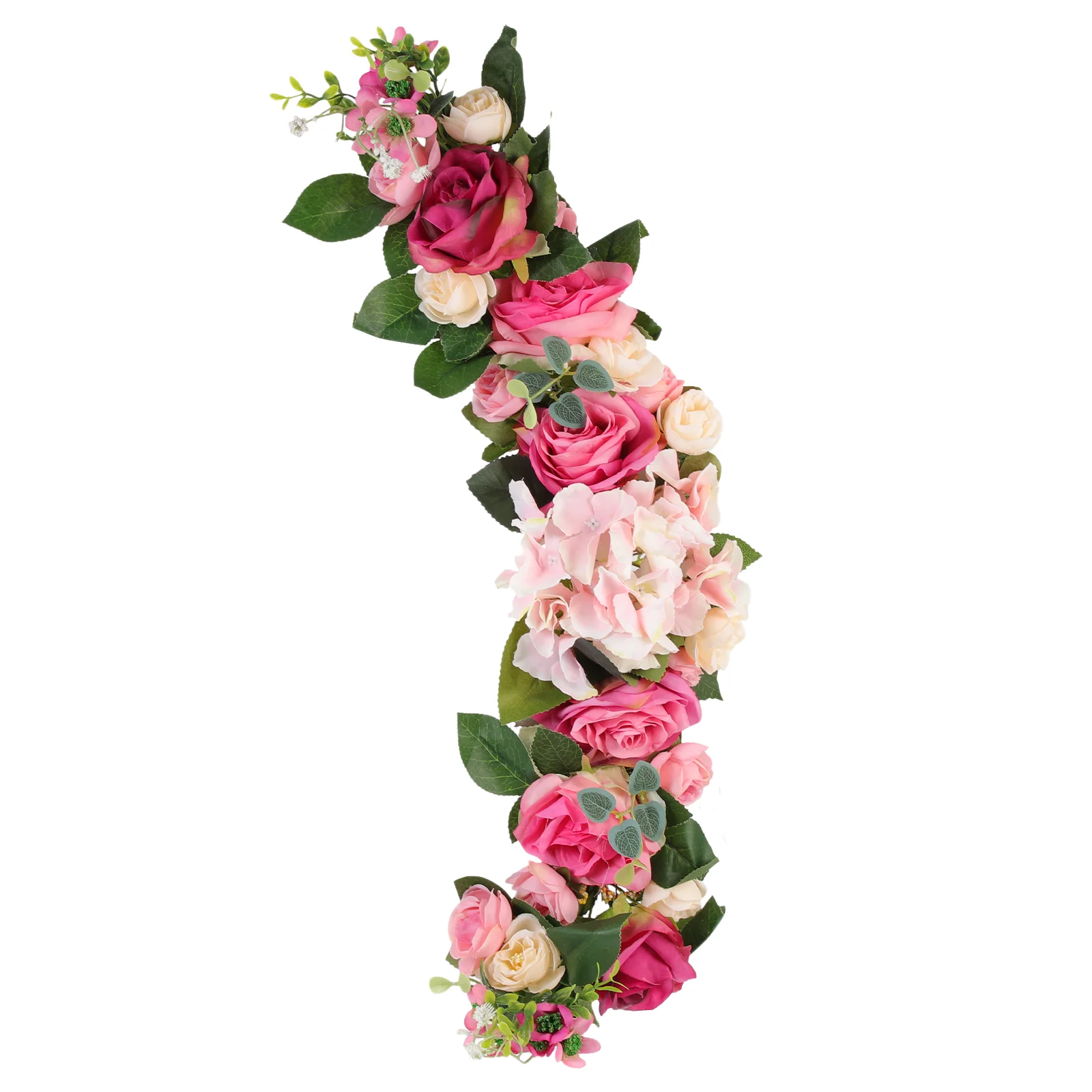 

Wedding Lintel Flowers Home Decor Household Wall Rose Hanging Silk Cloth Plastic Door Accessory Vivid Adornment