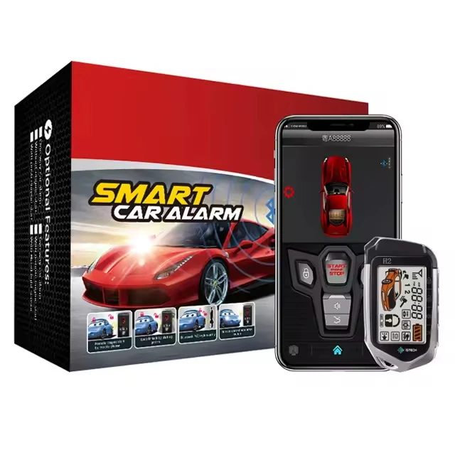 أفضل المفتاح الذكي العالمي للتحكم عن بعد في اتجاهين نظام إنذار أمان السيارة App التحكم المركزي عدة الطوارئ تجاوز