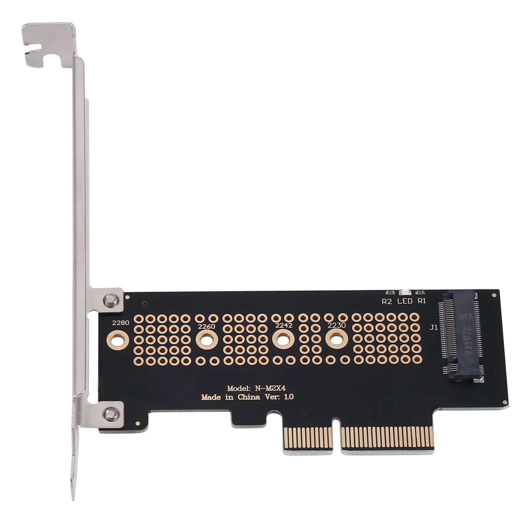 SuperDeals M.2 NVME SSD NGFF zu PCIE 3.0 X4 Adapter PCIE M2 Riser Karte Adapter Unterstützung 2230 2242 2260 2280 Größe NVMe M.2 SSD