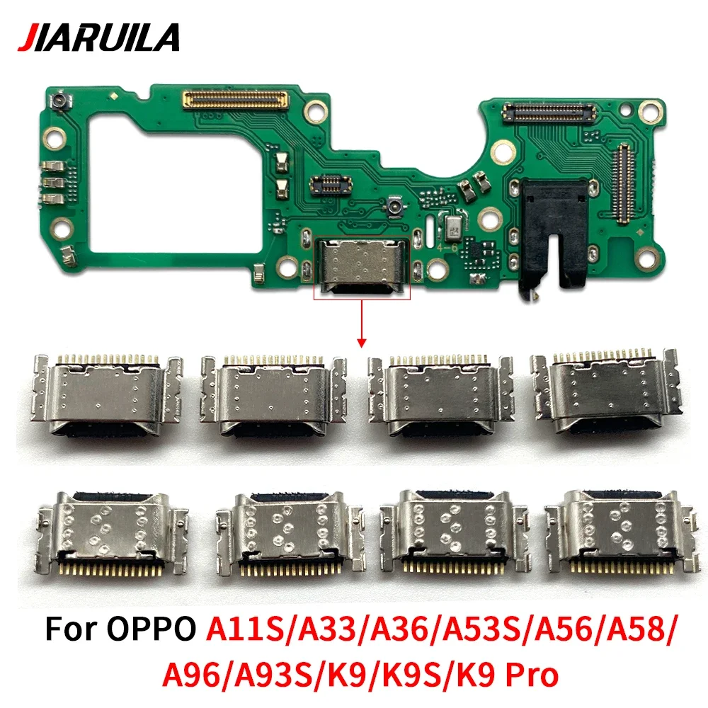 

5-30Pcs/bag Charger Micro USB Charging Port Dock Connector Socket For OPPO A11S A32 A33 A36 A53S A93S A58 A53