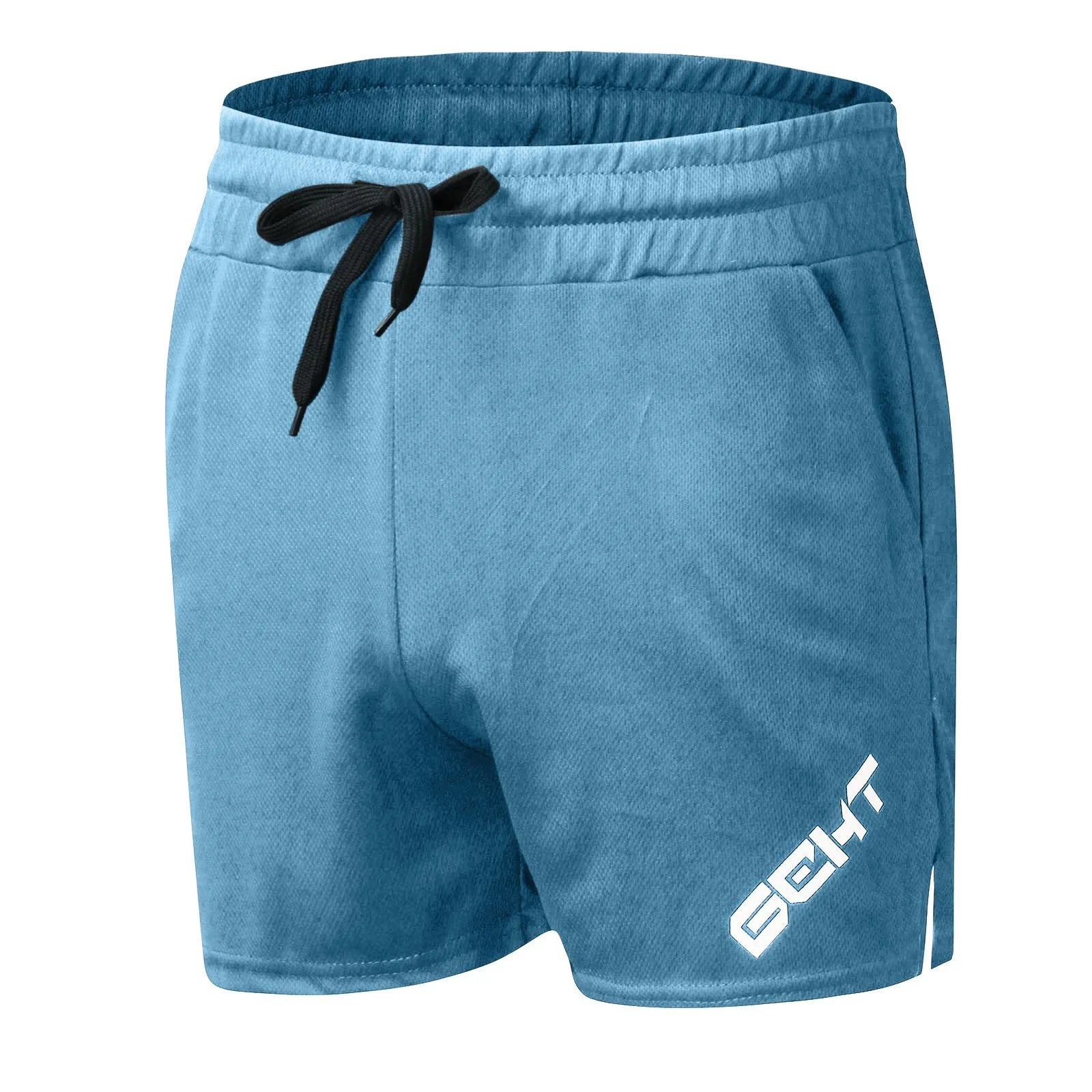 Mens Gym Training Shorts Men Sports Casual Clothing Fitness Workout Running Grid quick-drying compression Shorts Athletics