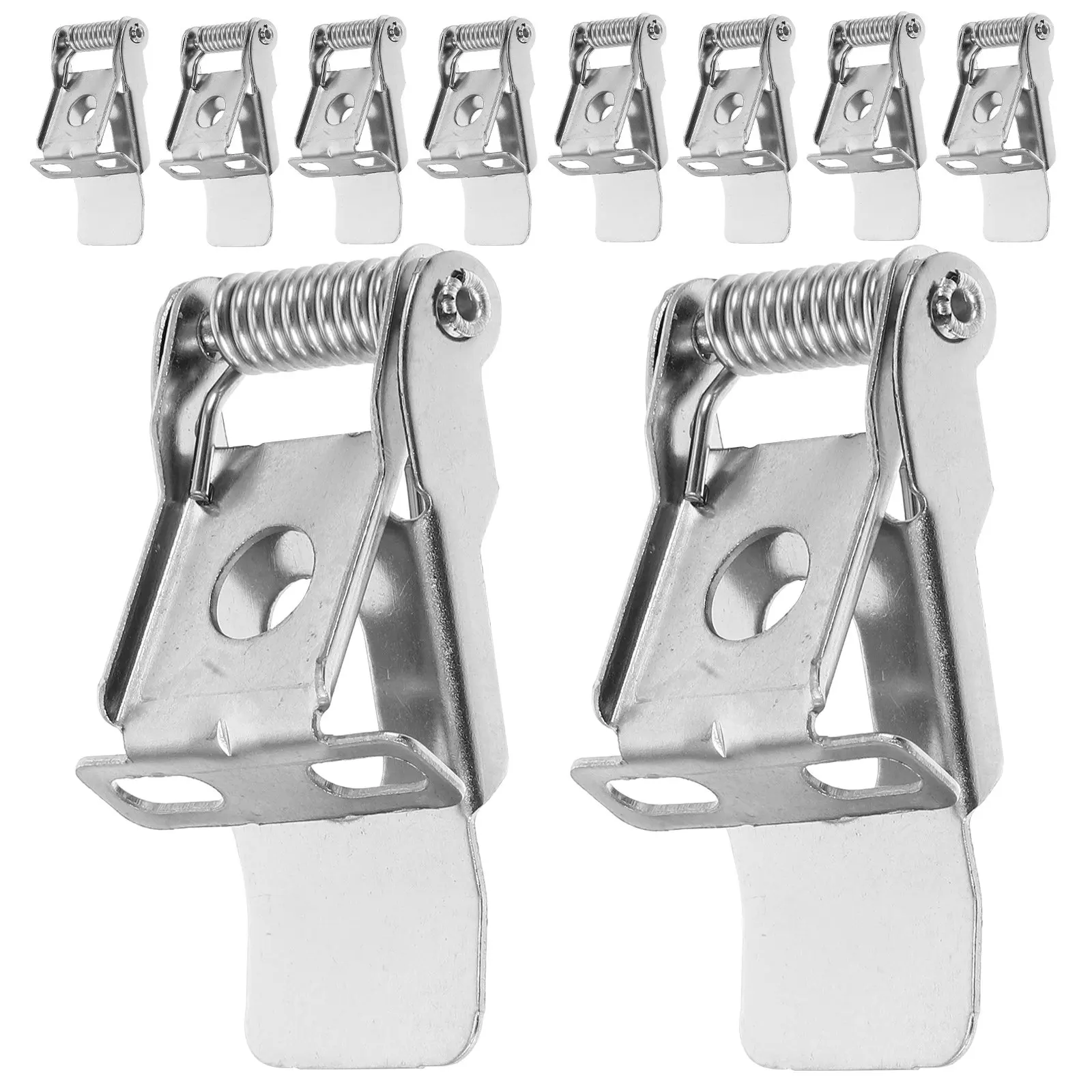 

12Pcs Gas Spring Monitor Mount Recessed Light Clips High Hardness Universal Lamp Clip Flat Panel Light Embedded Lamp Accessories