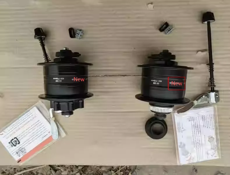 Mountain Bike DH-3D32 Generator Hub 6V3W, 32 Holes, Center Lock Six-Bolt Disc Brake, Quick Release Hub, 100MM Spacing