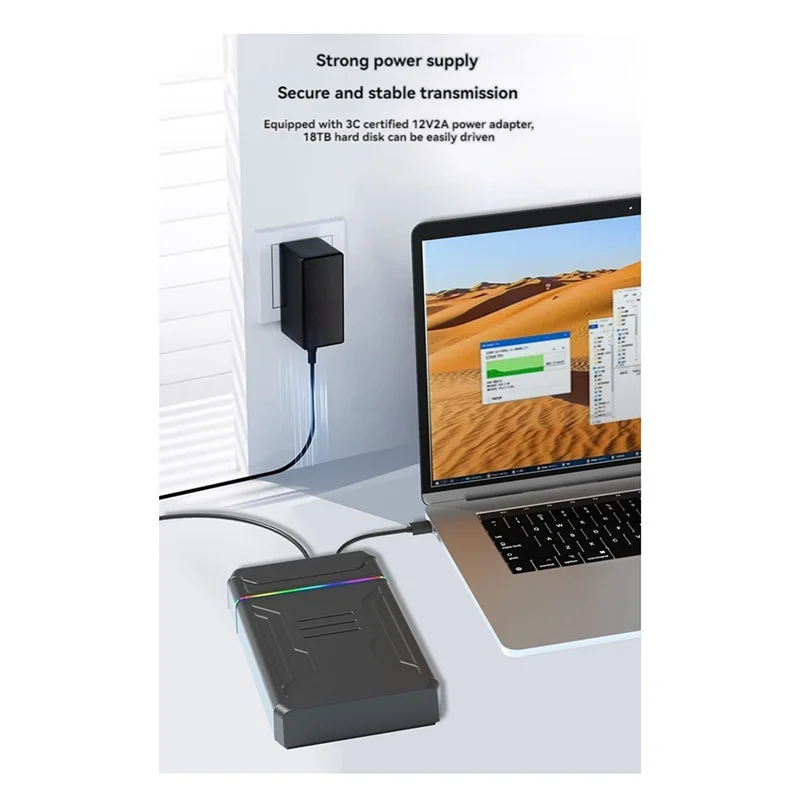 Gabinete de disco rígido otz sata para tipo c caixa de disco rígido com hdd externo led para disco rígido de 2.5 3.5 Polegada até 6gbps
