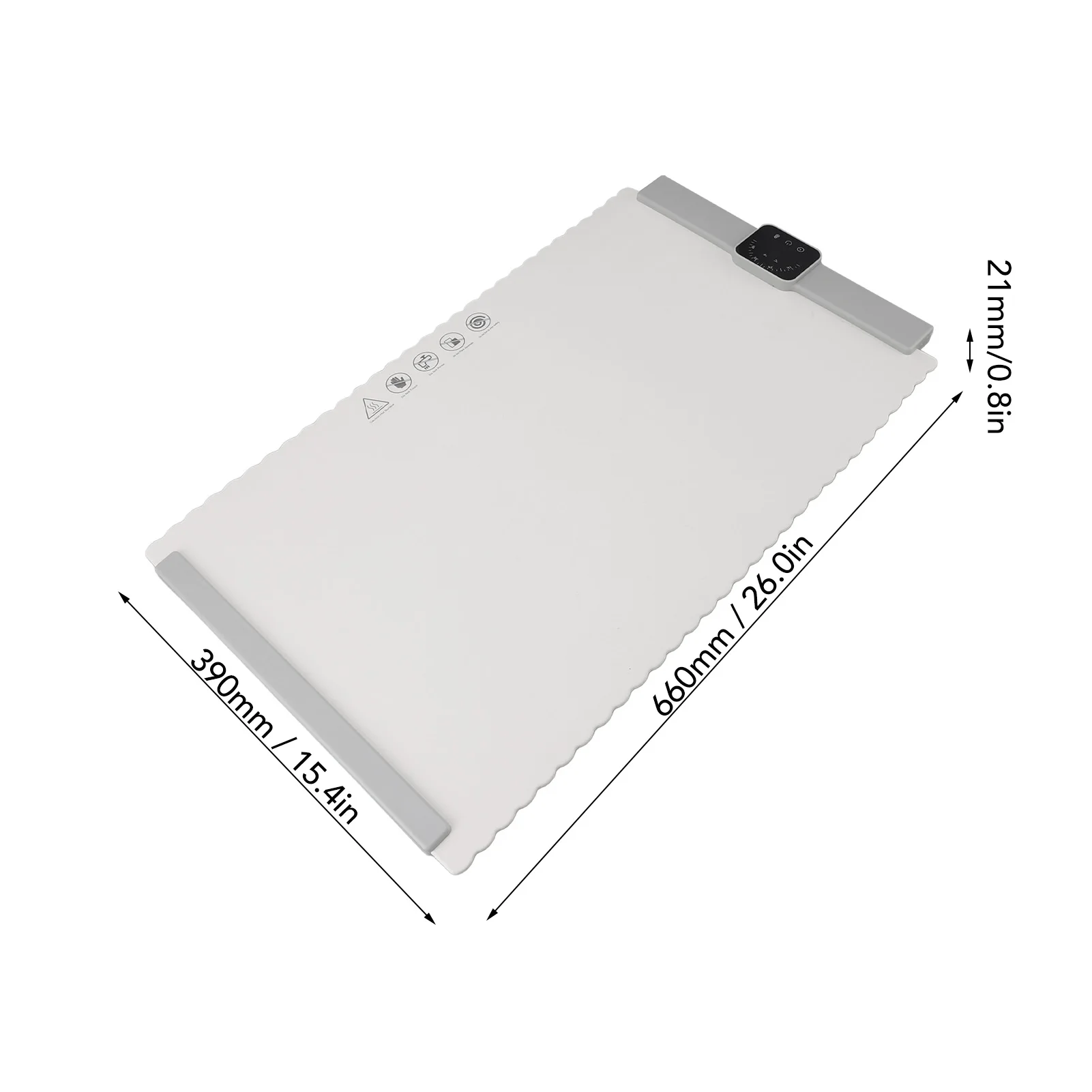 Wskins-Chauffe-aliments électrique enroulable avec affichage numérique, chauffage rapide, 5 réglages de température, minuterie 4, utilisation pour les fêtes, escalade 10s