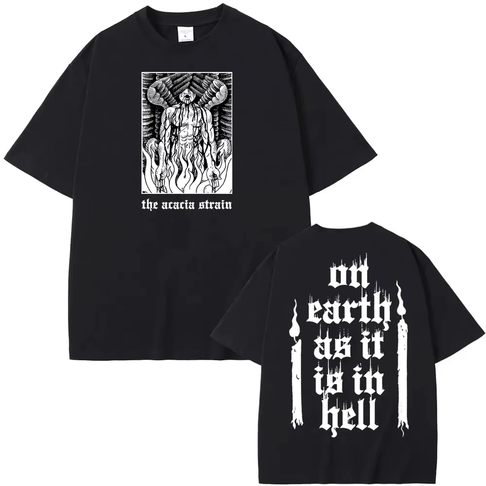 2026 The Acacia Strain Summer NewT Shirt Short Sleeve Singer's same styleTee-shirt Graphic Printing O-nec
