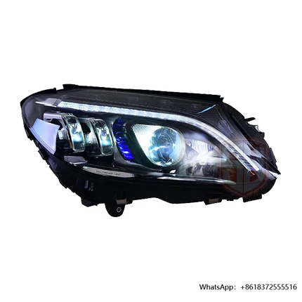 

Headlight Assembly Full LED Tuning Light Source Retrofit Streaming Turn Signal for 15-21 C-Class W205