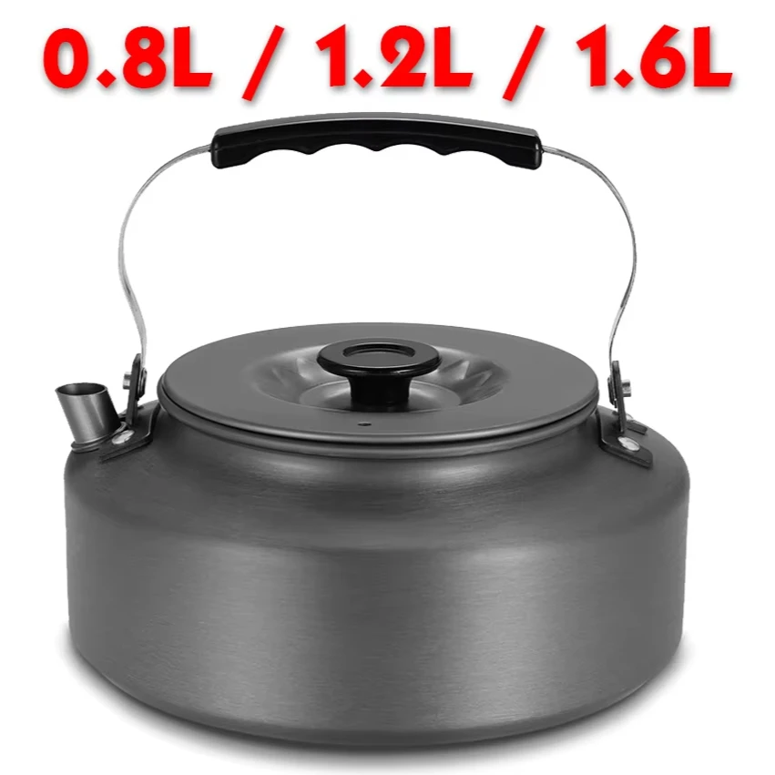Tragbare Wasserkocher Wasser Topf Teekanne Kaffeekanne Indoor Aluminium Legierung Tee Wasserkocher Outdoor Camping Wandern Picknick Topf