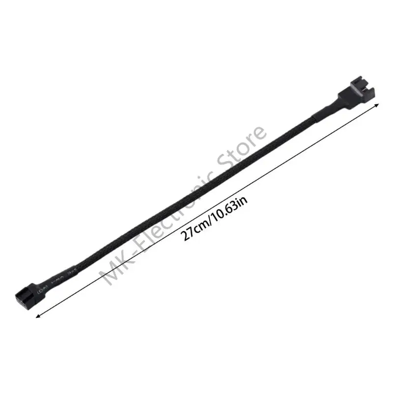 R2LF Premium 26 4-Pin-PWMs-Verlängerungskabel für Computergehäuselüfter mit flexibler Länge und sicherer Verbindung