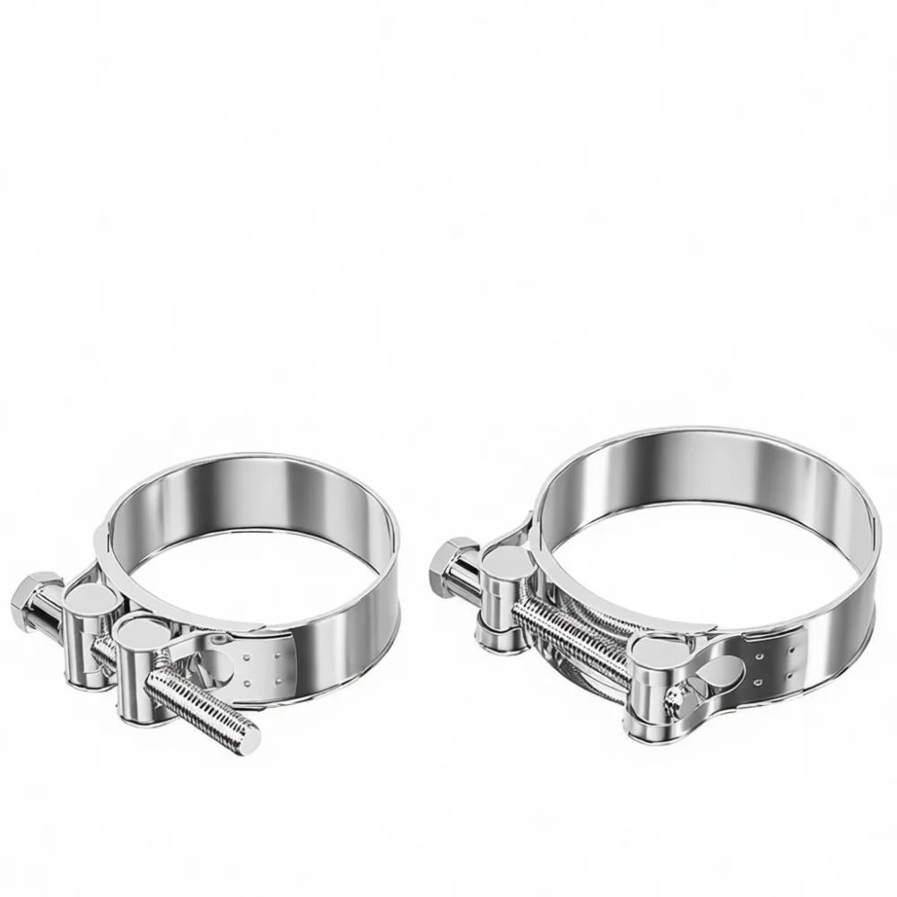 Stainless Steel Hose Clamp Heavy Duty Pipe Clipping Tool Adjustable Metal Fasteners Industrial Plumbing Hardware Part