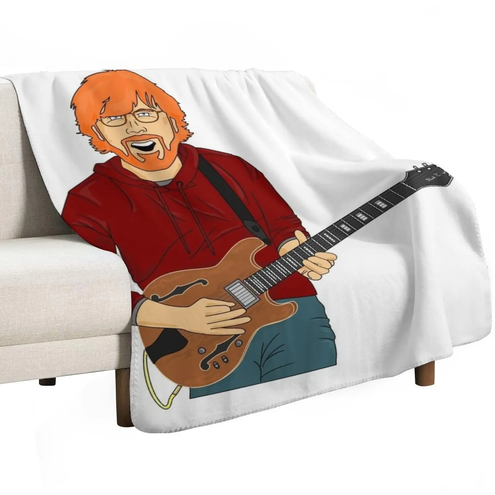 

Cartoon Trey Throw Blanket Designers bed plaid Picnic Blankets