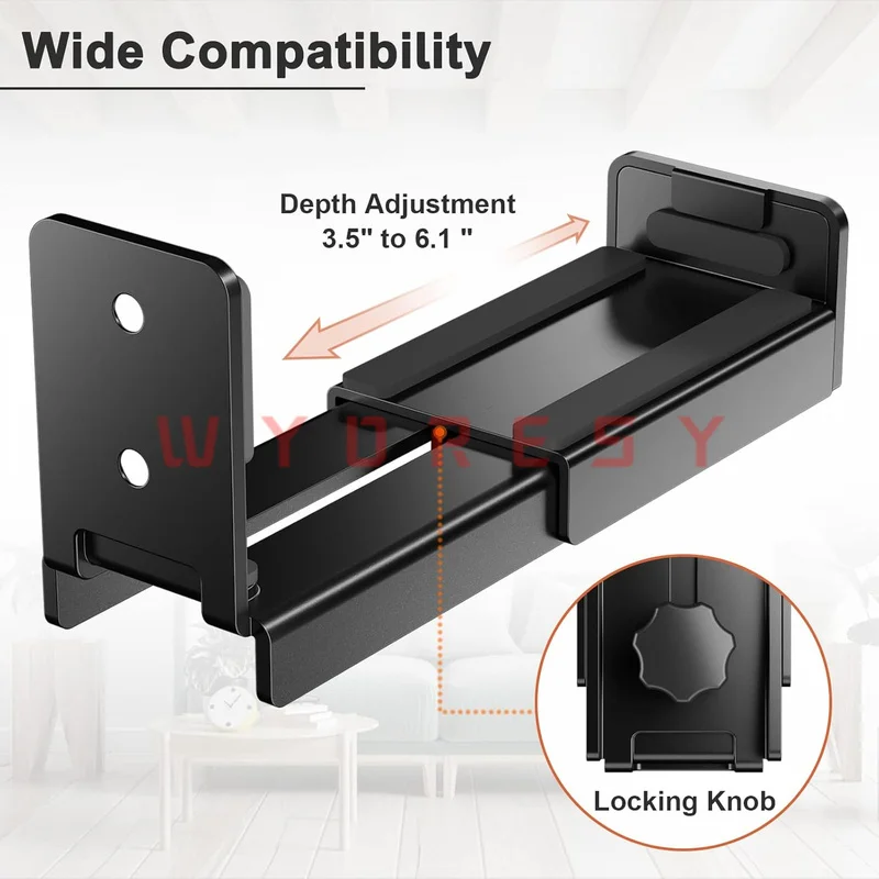 Wall Bracket For Yamaha SR-B30A Full Metal Telescopic Length Telescopic Shock Absorbing Metal Design Buffers Equipment Shaking