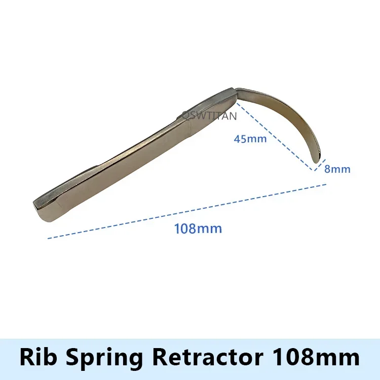 Rib Spring divaricatore strumento specializzato per cartilagine costale acciaio inossidabile 1pc Rib S Type retrattore