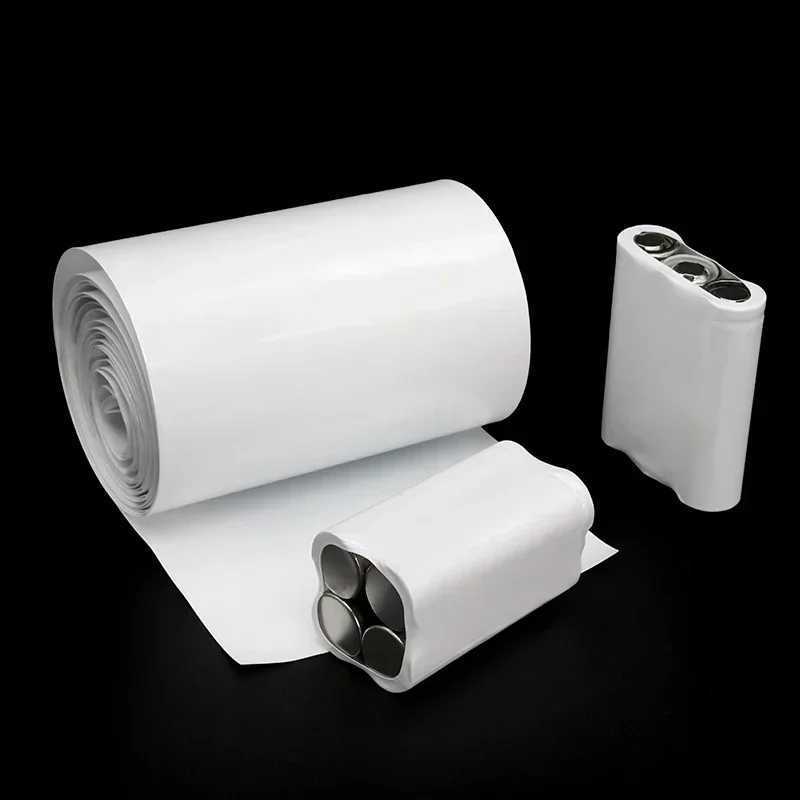 7mm ~ 150mm Biała bateria Lipo 18650 Rurka termokurczliwa PVC Opakowanie 1M ~ 20M Izolowana folia owijająca Obudowa litowa Ochrona kabla Rękaw — zdjęcie 7