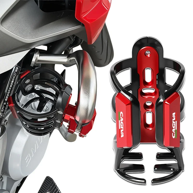 Para Cagiva Mito125 Elefant900 Raptor125 Planet 50 Universal CNC funcional hervidor de agua soporte para botella de bebida de café