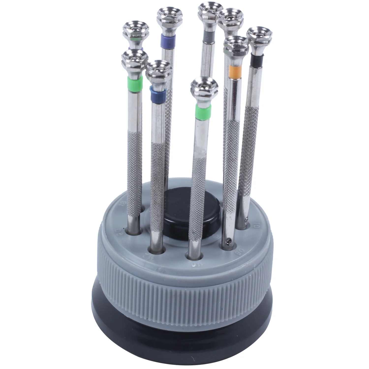 【STOCK】9Pcs 0.8mm-2.0mm Watch Screwdriver Screw Driver Kit Repair Tools Set For Watches Glass