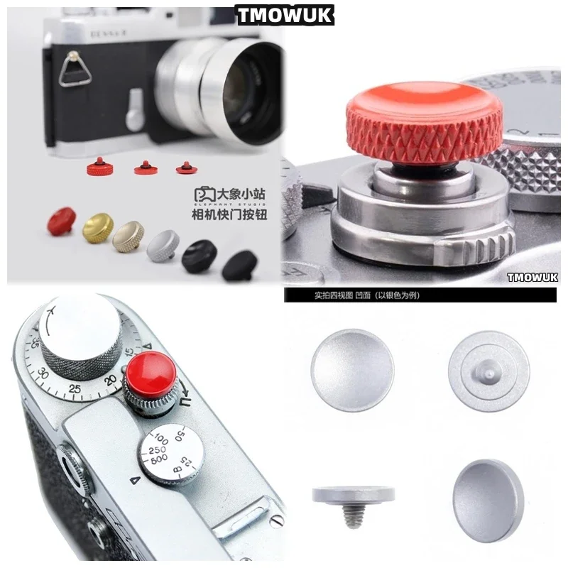 For Fujifilm X100V X100VI XPro1 XT5 - Ergonomic Metal Shutter Button Adds Professional Touch To Photography.