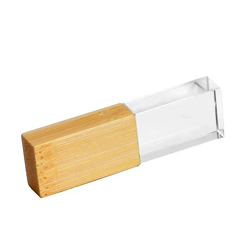 JASTER Crystal Houten USB-stick pen drive U-disk geheugenstick pendrive 4GB 8GB 16GB 32GB 64GB bruiloft cadeau thumb drive
