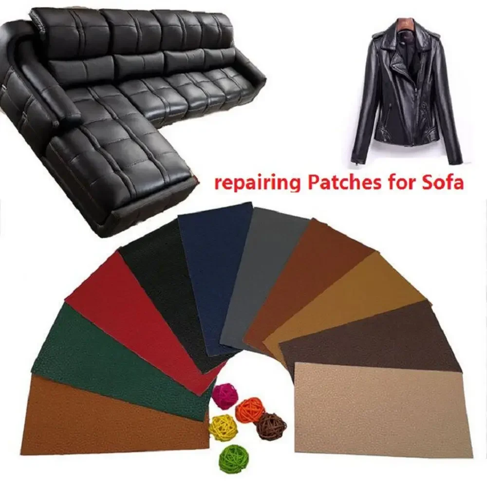 Home Repairing Craft Self Adhesive Sofa Patch PU Leather Fabric Sticker