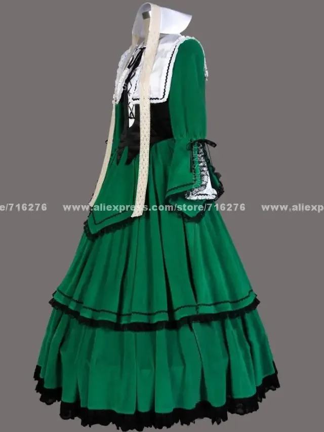 Rozen Maiden Jade Stern Cosplay Costume Custom Any Size Halloween