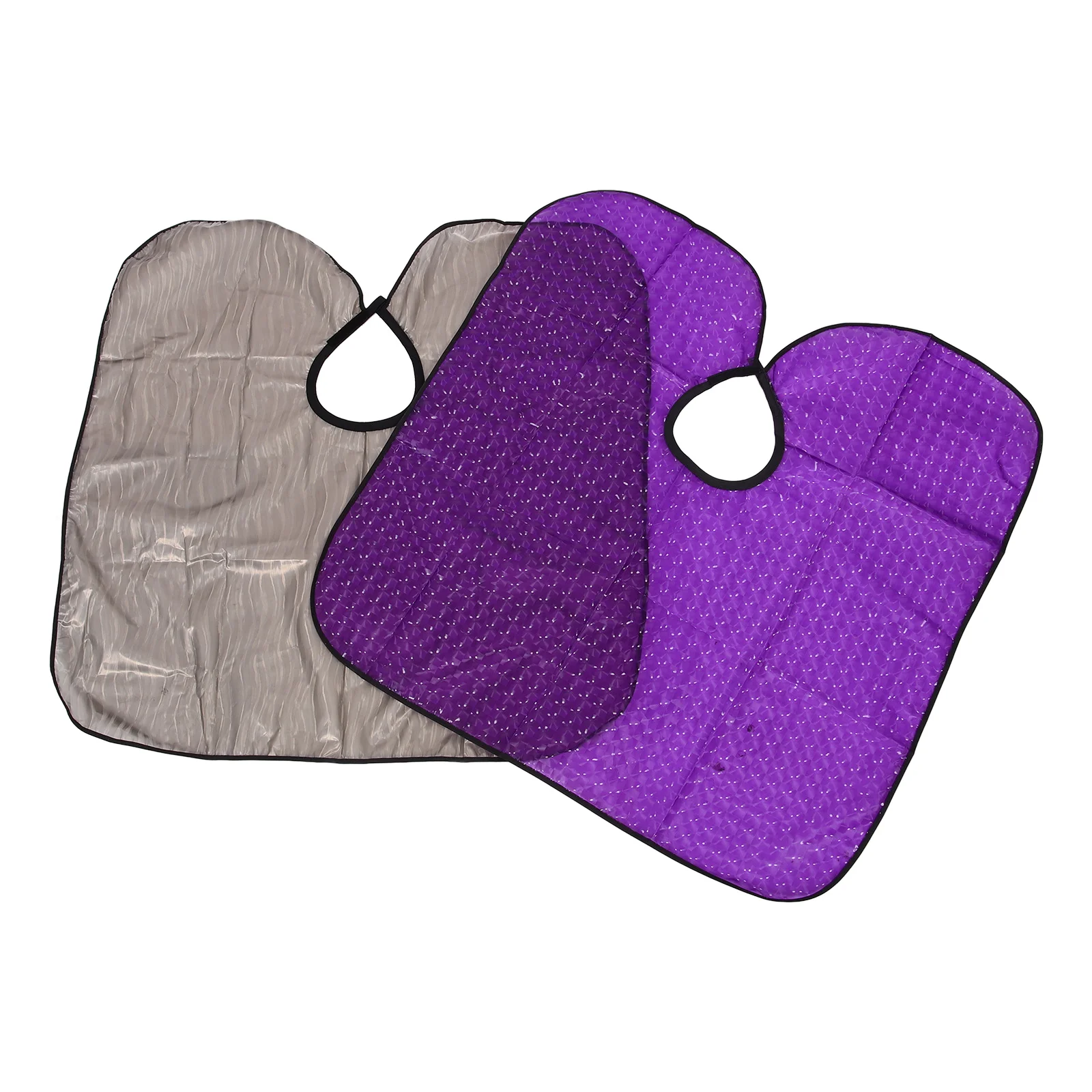 قطعتان من مريلة مصفف الشعر البلاستيكية المقاومة للماء لصالونات الحلاقة للرجال والنساء خفيفة الوزن ومتينة ملابس حماية للخبز