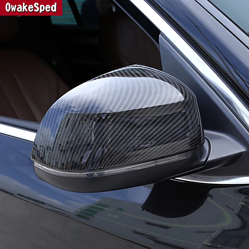 

Carbon Fiber Color Stickers Car Styling Rearview Mirror Cover Trim For BMW X3 G01 G08 25i 28i 30i 2018-2022 Exterior Accessories