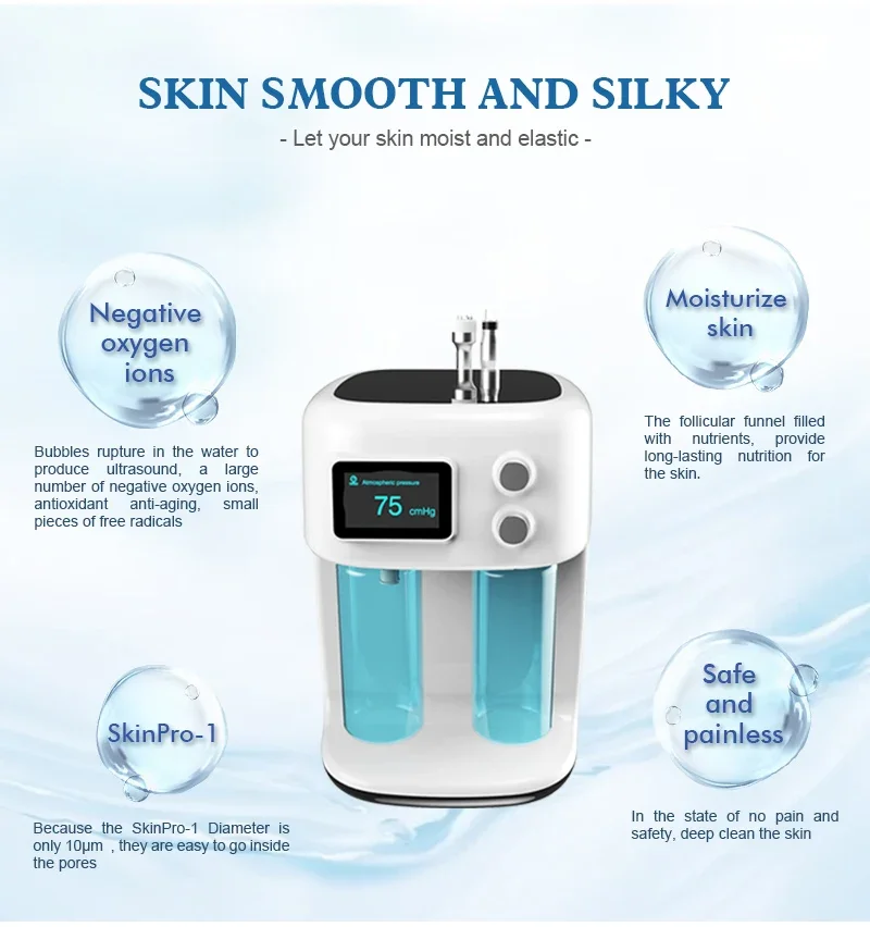 Best Seller 2 In 1 Portable Hydro Dermabrasion Machine Shrink Pores Oily Skin Improvement Mites&Blackhead Removal