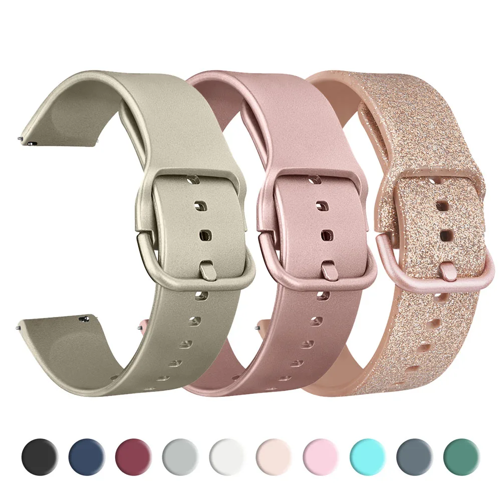 Pasek 20 mm do Samsung Galaxy Watch 7 6 5 4 40/44 mm Bransoletka sportowa do Galaxy Watch 4 6 Classic/Active/5Pro/Watch 3 41 mm Pasek