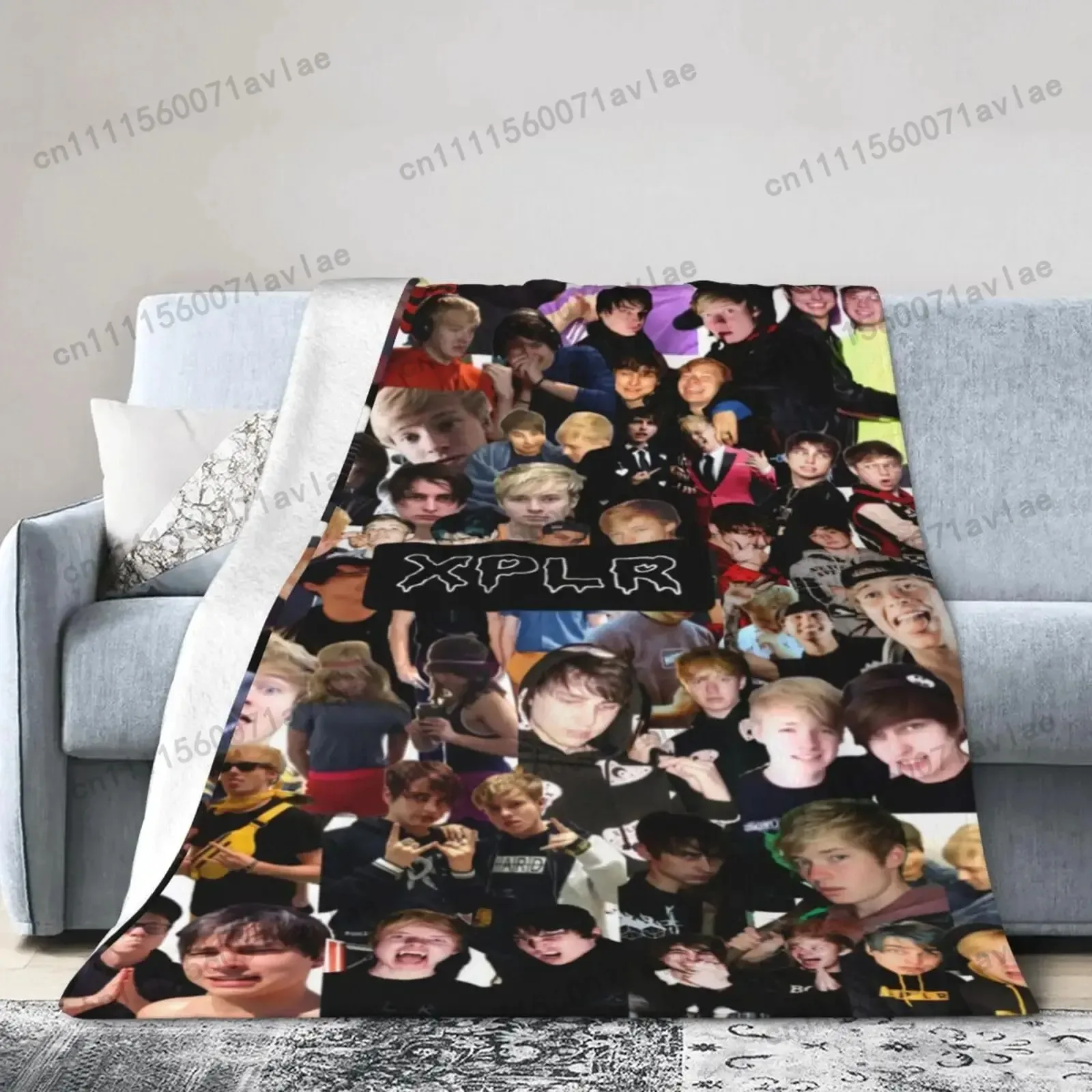 Customize Sam Actors and Colby Blanket Super Soft Flannel Lightweight Blanket Perfect for Sofa Beds All Seasons 50