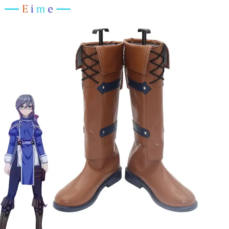Game Honkai Impact 3 Fuhua Cosplay Shoes PU Leather Shoes Halloween Carnival Boots Cosplay Props Custom Made
