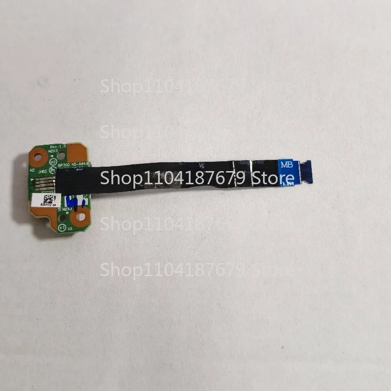 HHH P70 P71 Power Switch Button Board with Ribbon Cable NS‑A443 Compatible for Lenovo ThinkPad Laptop
