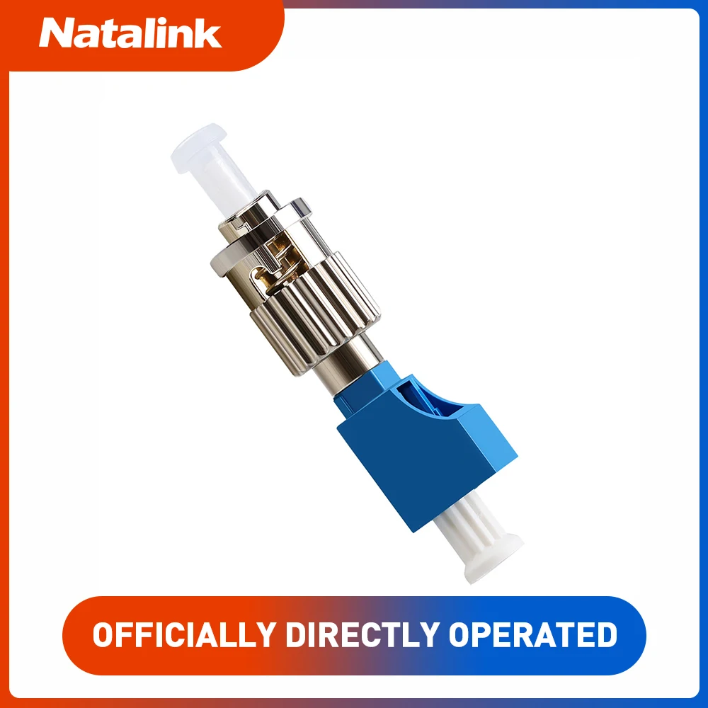 Natalink ST Male to LC Female UPC Simplex Optical Fiber Connector for FTTH Red Light Pen OTDR Optical Power Meter Coupler