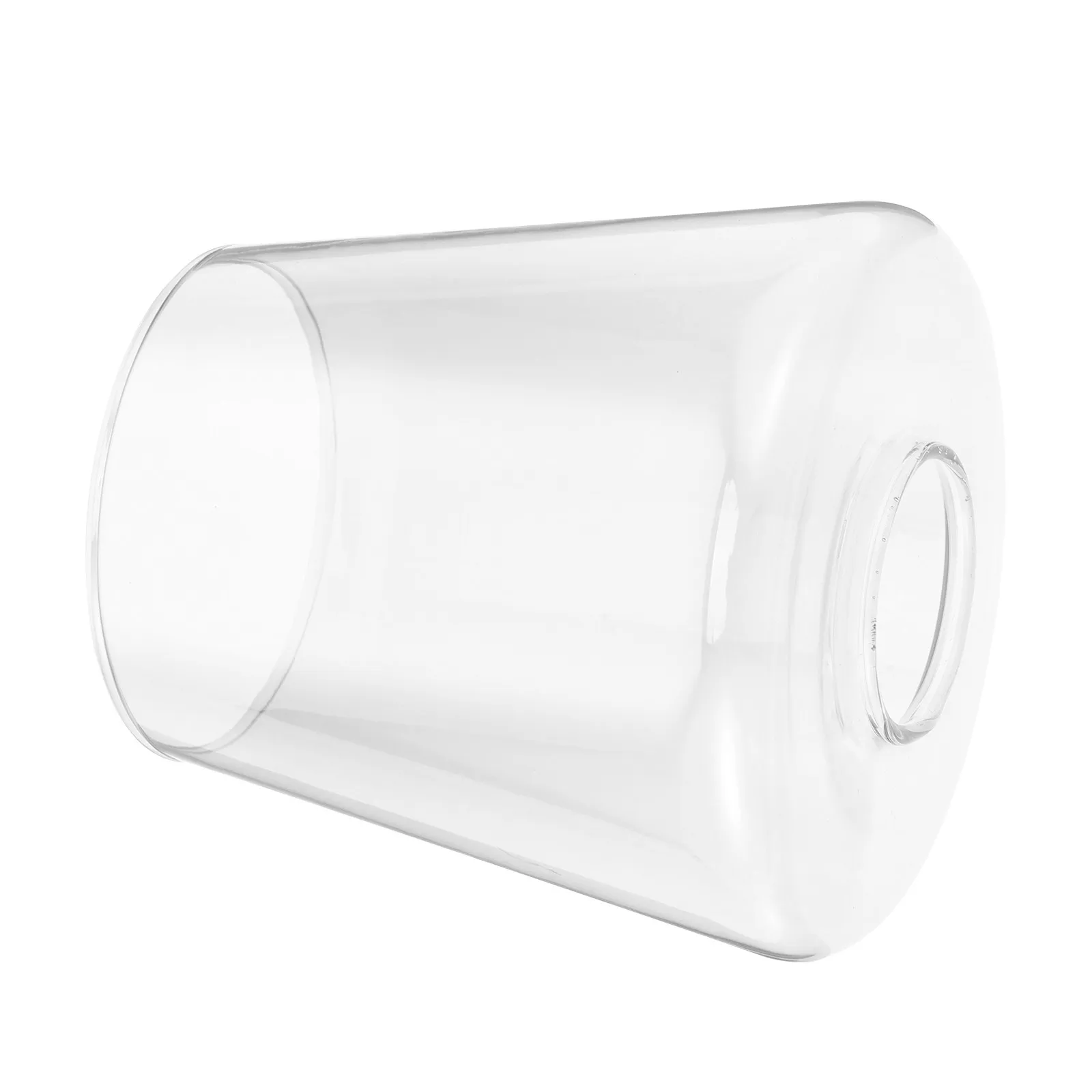 Clear Glass Cylinder Lamp Shade Replacement E27 Hole 4.2cm Pendant Table Chandelier Wall Sconce Light Cover Glass Lamp Shade
