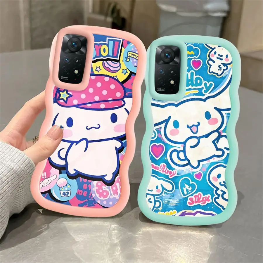 حافظة لهاتف Xiaomi Redmi Note 12 14 Pro 10S 11 8 9S 9 13 Pro Plus 10 Cinnamoroll Sanrio #3