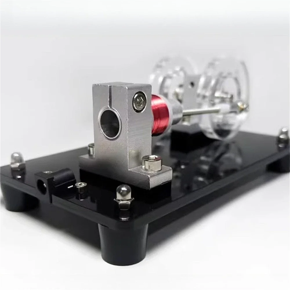 NF Single Cylinder Mini Electromagnetic Engine Electromagnetic Science Teaching Aid Model Finished Acrylic Electromagnetic Engin