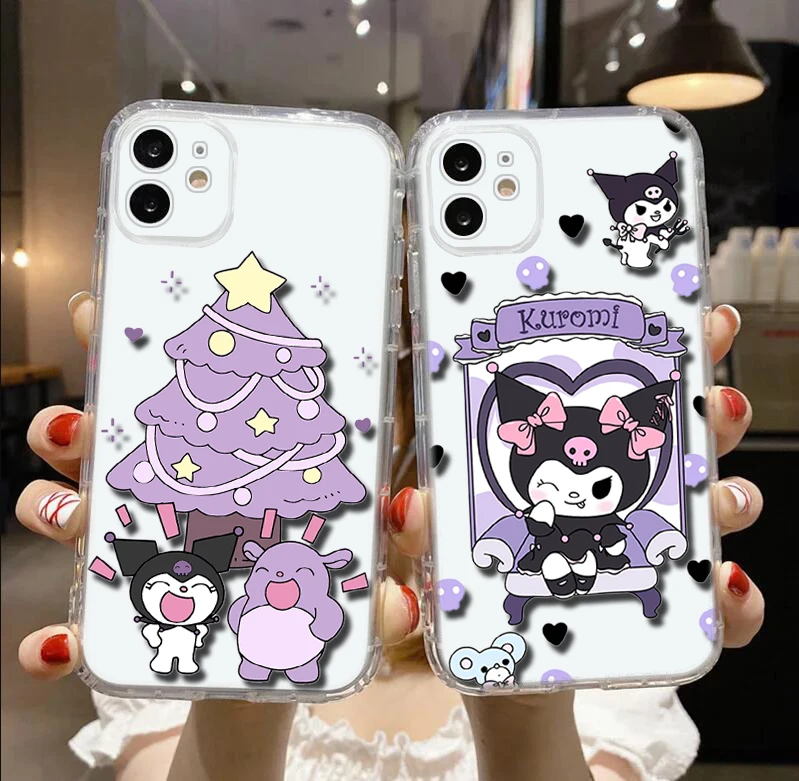 A7 Kuromi Soft Case for Moto G9 Powe One Pro E12 E22I E22 G52 G42 G32 G22 G23 Z2 Z Play P40 P30 Edge 30