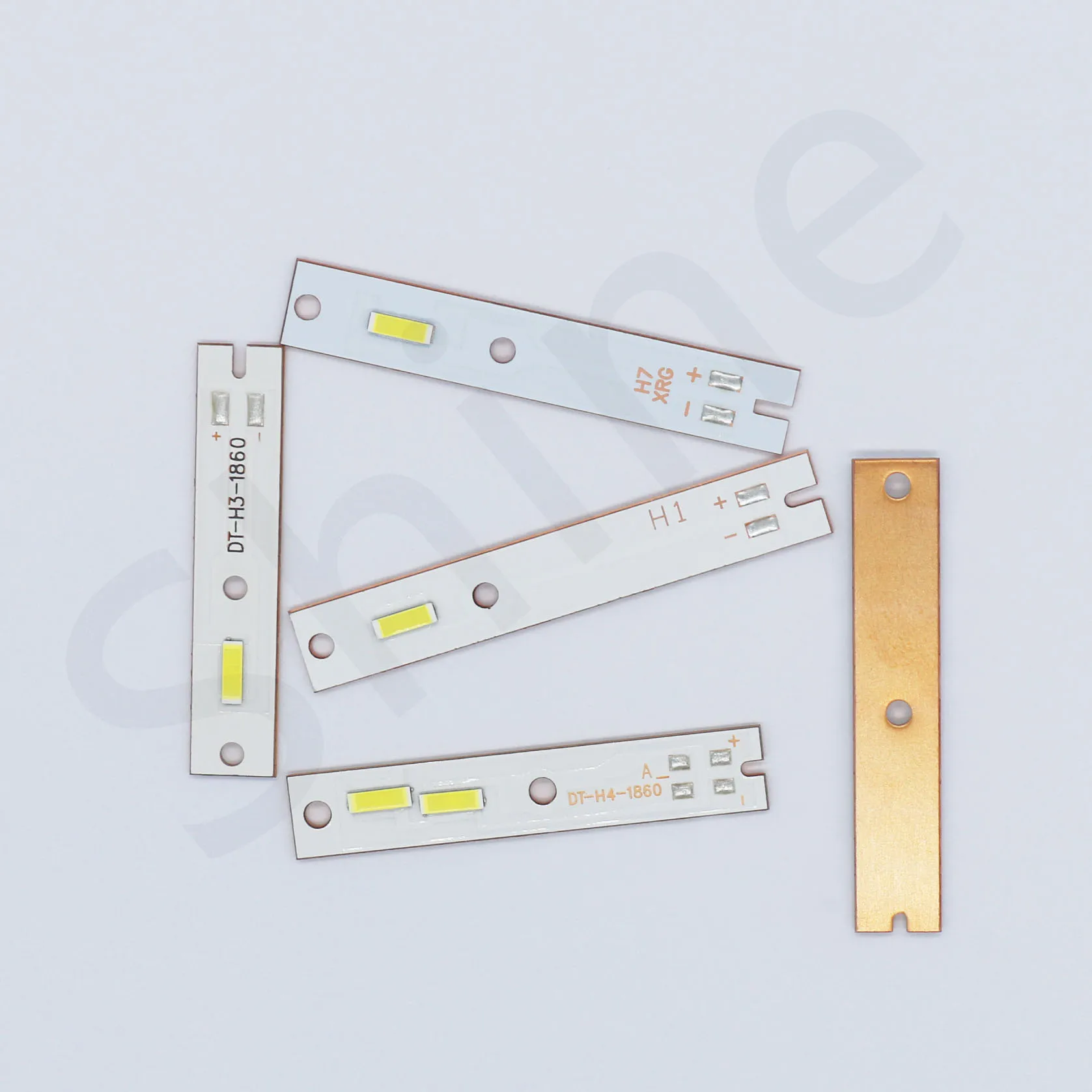 2 Stuks High Power Csp 1860 Flip Led Chip Auto Beam Koplamp H1 H3 H7 H4 Lampkraal Lassen Koperen Substraat Auto Lichtbron Reparatie