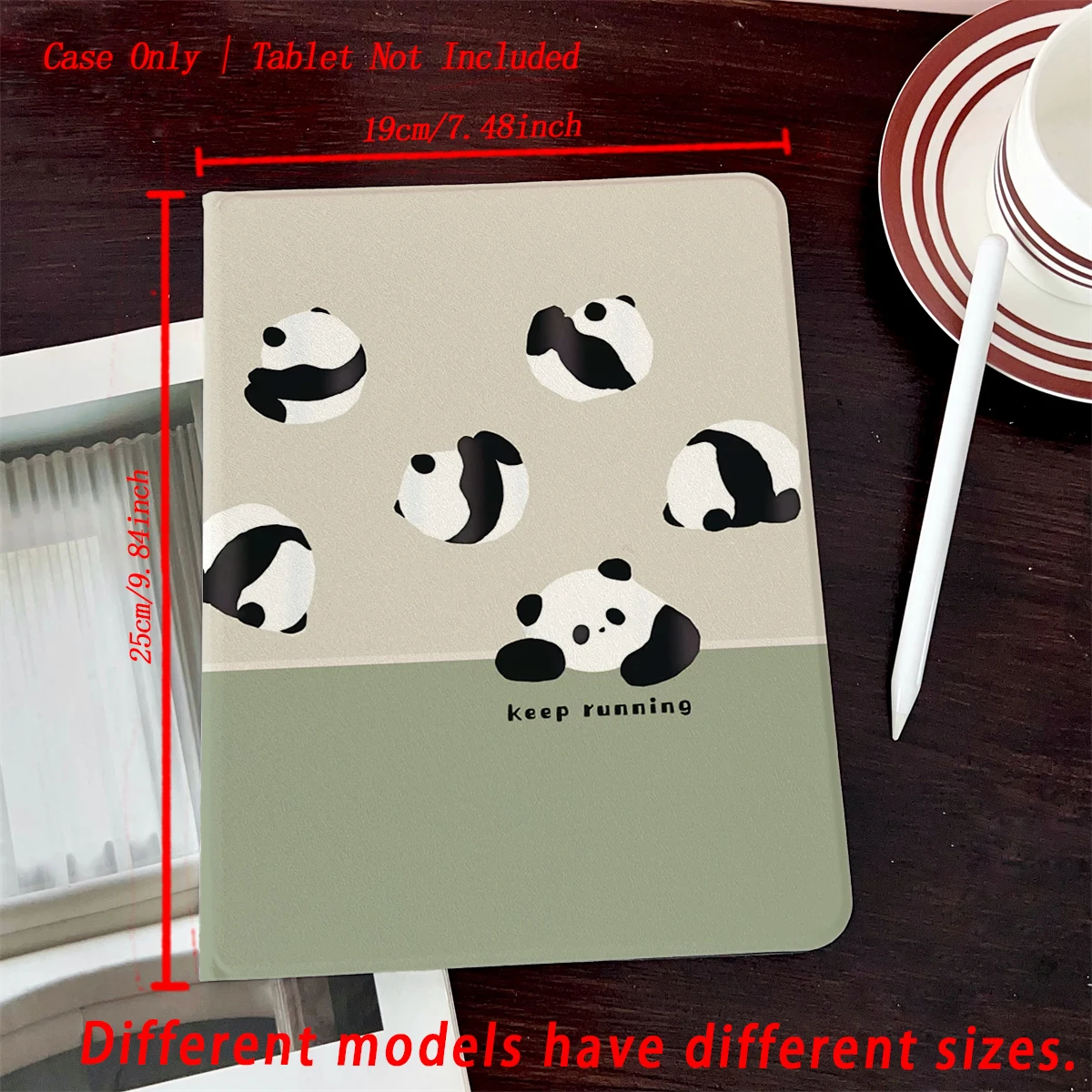 حافظة مطبوعة برسوم كارتونية كاواي لجهاز iPad 10th 10.9/Air 5 10.9/Pro 11 غطاء مقاوم للصدمات