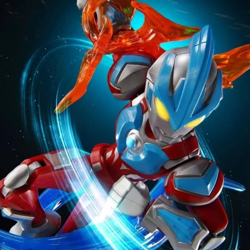 บล็อกตัวต่อ Keeppley Ultraman Unlimited Edition Vol.1 US Ultraman Zero Ultraman Ginga ประกอบเคลื่อนย้ายได้รุ่นเครื่องประดับของเล่น
