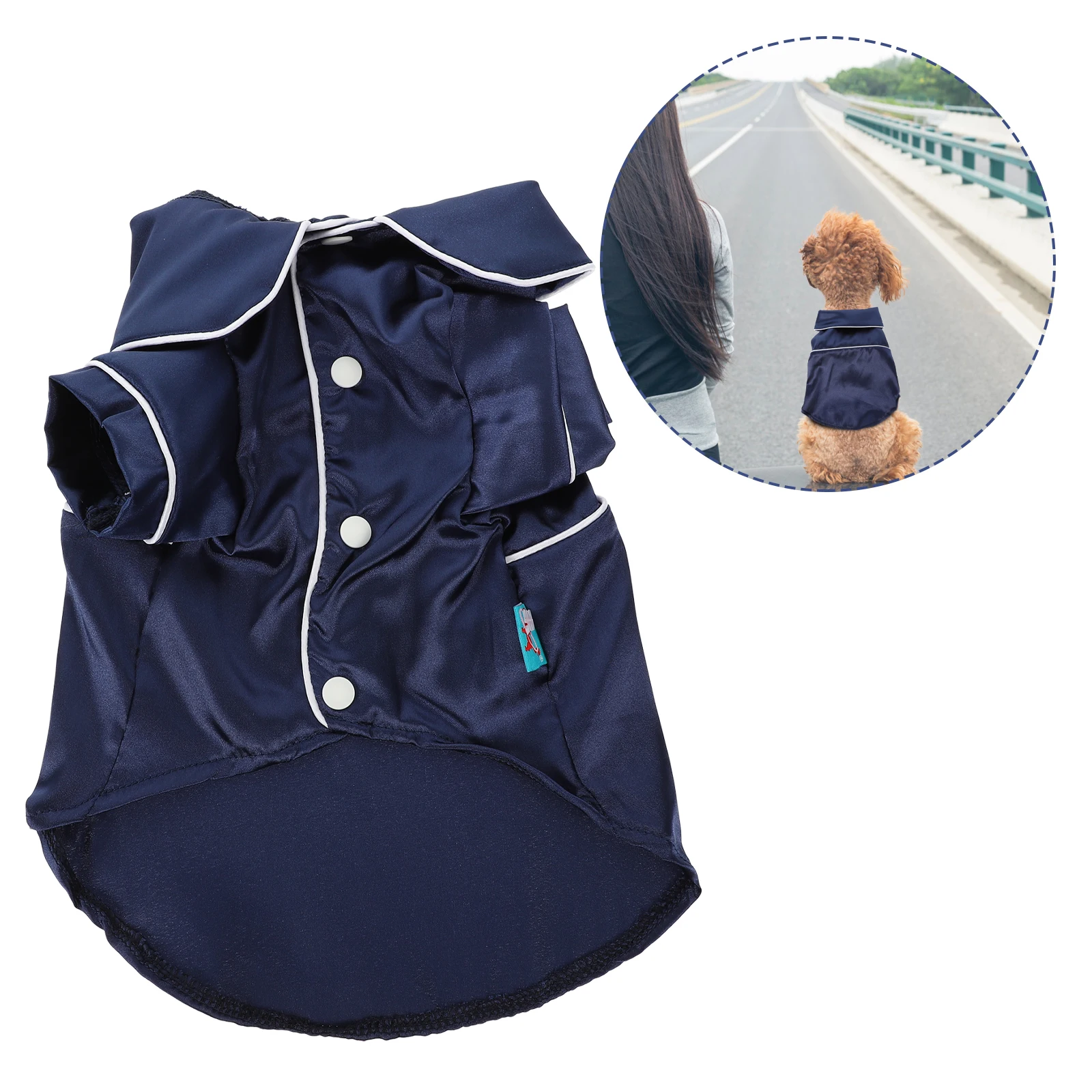 

Soft Cotton Dog Pajamas Lightweight Pet Sleepwear for Small Puppy Comfortable Fit Rompers Jumpsuit for Indoor Weekend Fun