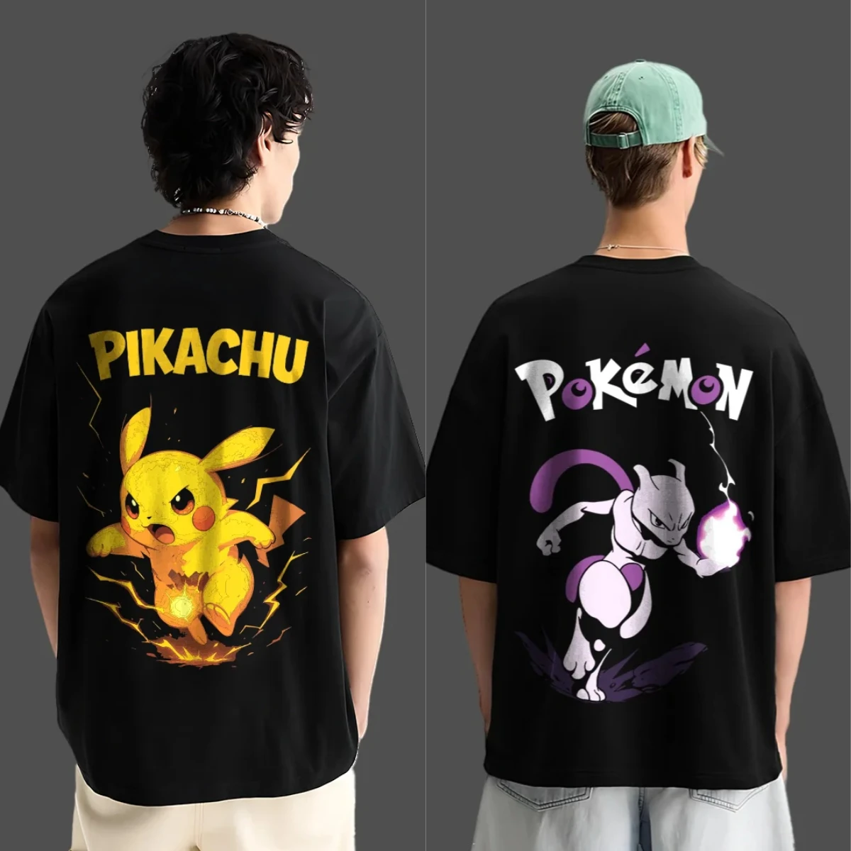 camiseta-unissex-oversized-100-algodao-com-estampa-de-anime-pokemon-pikachu-manga-curta-gola-o-estilo-y2k-popular-e-de-alta-qualidade