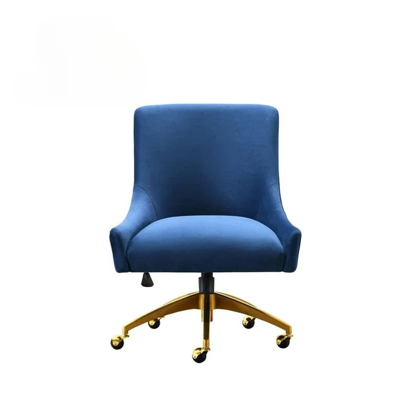 

Modern Office Chairs Furniture Household Gaming Chair Luxury Fabric Velvet Armchair Swivel Lifted Family Office Computer Chair