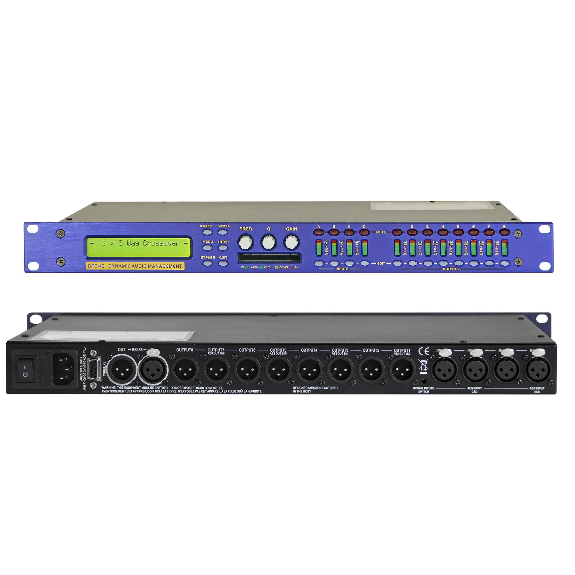 dp446 dp448 dP548 Professional Digital Audio Processor DSP Audio and Video Management System Digital Professional DJ Stage